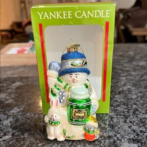 Yankee Candle Nicholas Snowbrite Snowman Ornament